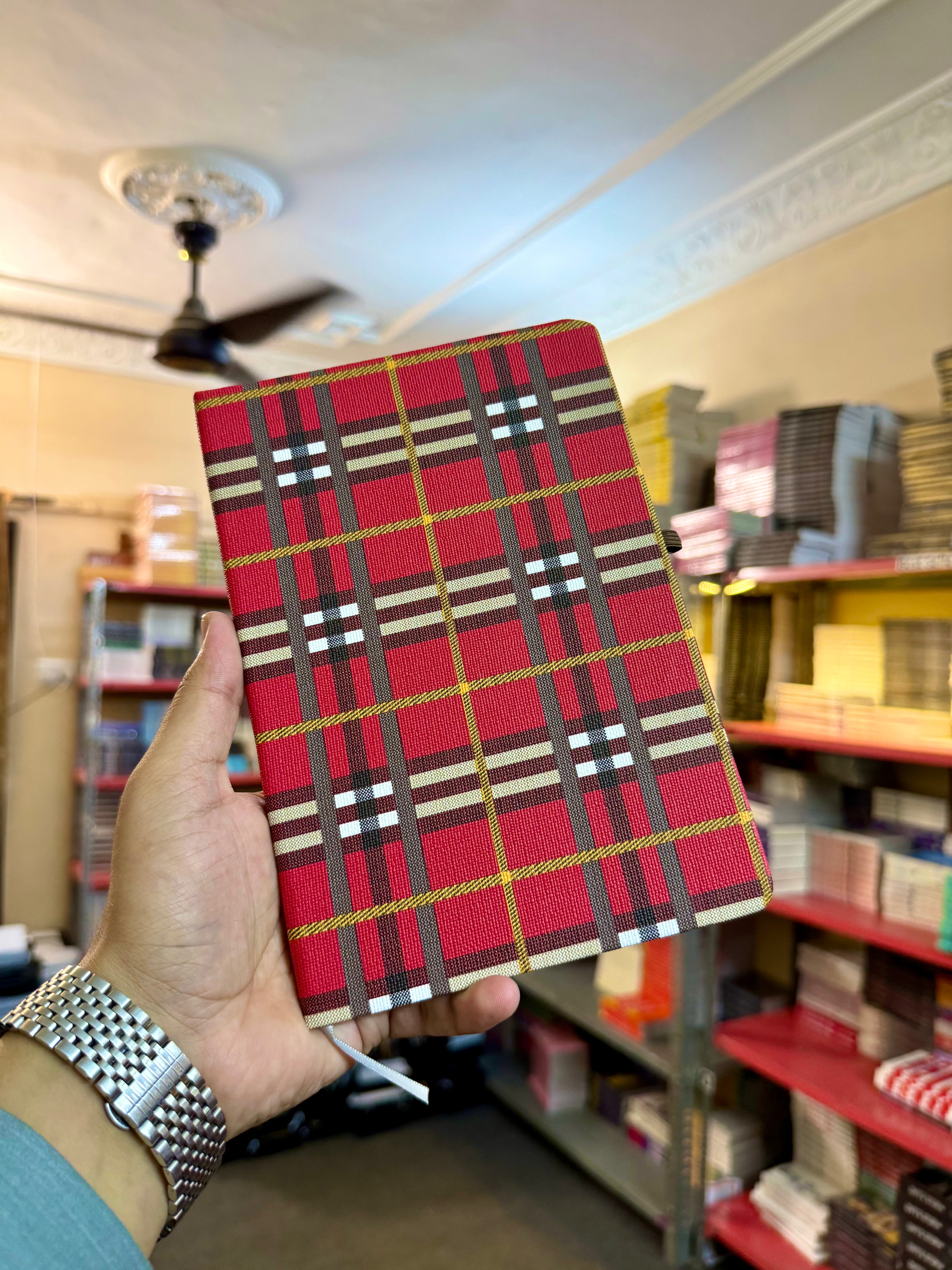 Crimson Heritage Tartan Journal