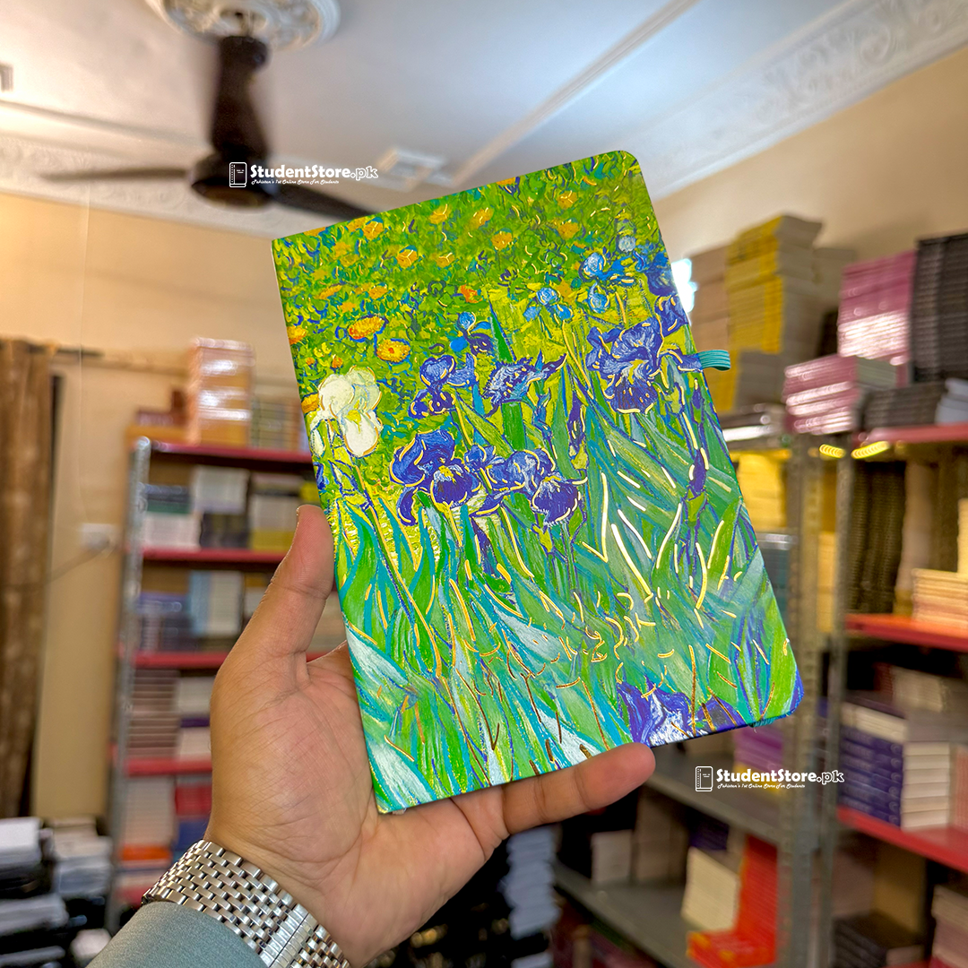 Irises Diary - Art by Vincent van Gogh