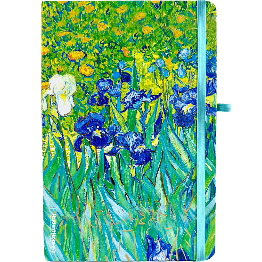 Irises Diary - Art by Vincent van Gogh