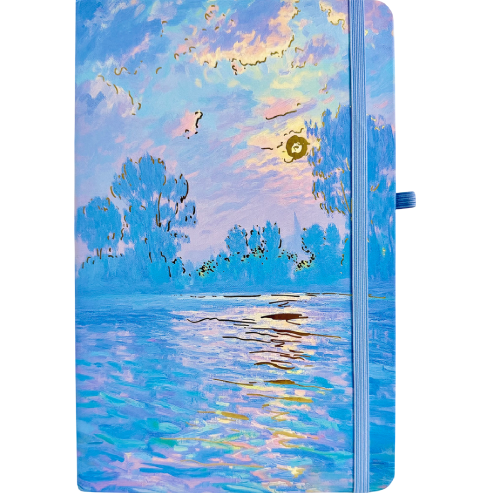 Morning Glow Diary - Art by Van Gogh & Monet